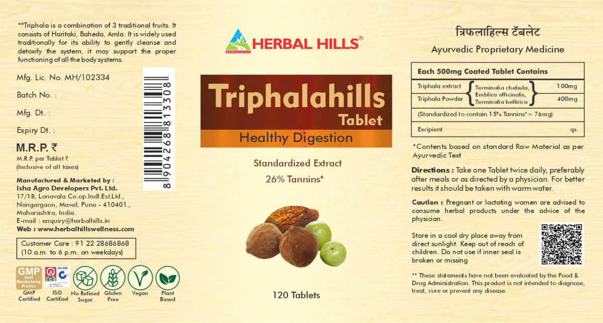 Triphalahills 120 Tablets - Image 7