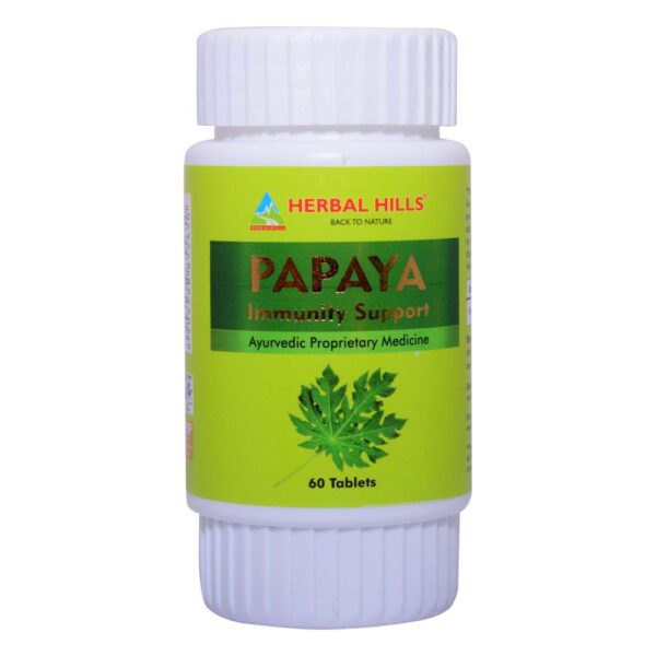 Papaya 60 tablets -  Immunity booster 500mg carica leaf extract