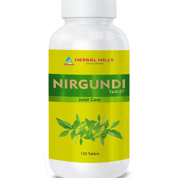 Nirgundi 120 tablets - for Joint Care & various health benefits