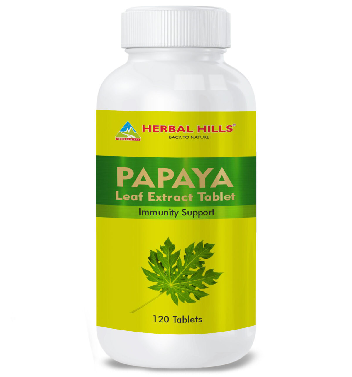 Papaya 120 tablets - Immunity booster 500mg carica leaf extract - Image 1