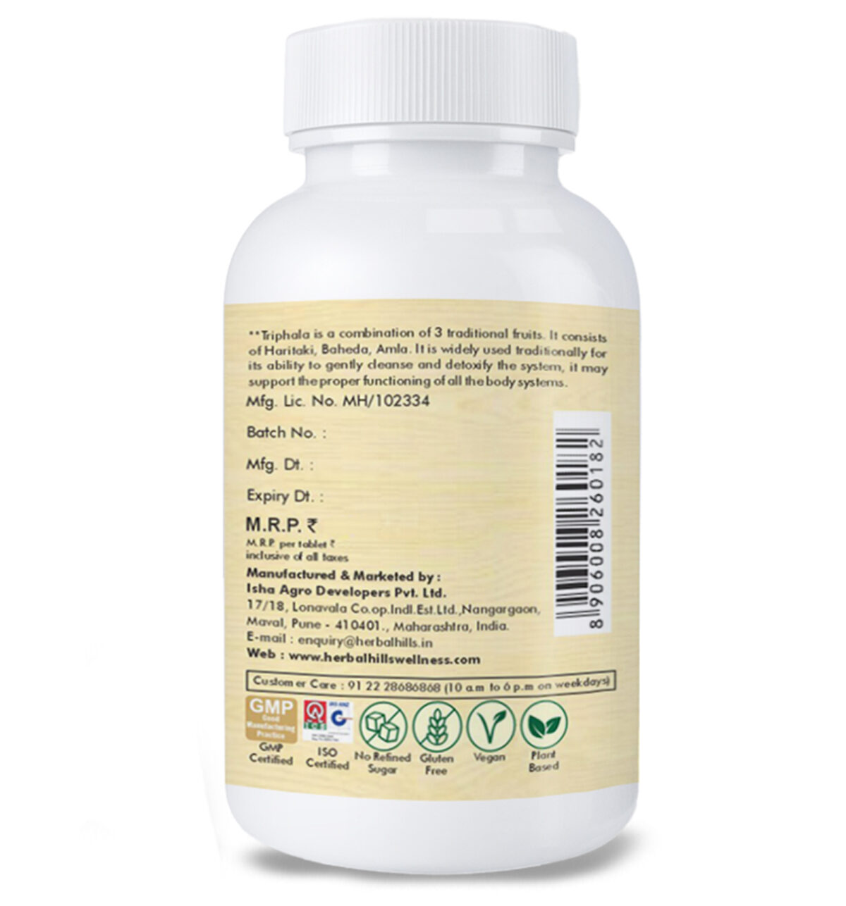 Triphala Tablets - Triphalahills 60 Tablets - Healthy Digestion - Image 4