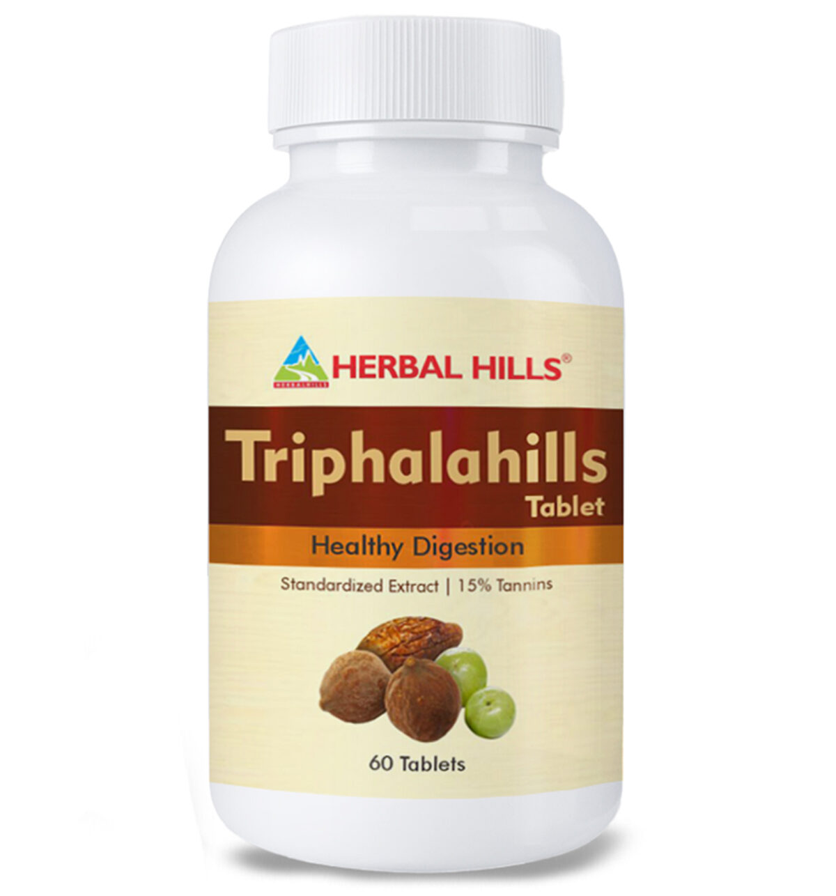 Triphala Tablets - Triphalahills 60 Tablets - Healthy Digestion - Image 1
