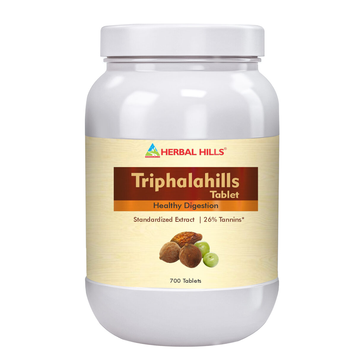 Triphala Tablets - Triphalahills 700 Tablets - Healthy Digestion - Image 1