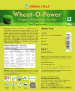 Wheat-O-Power 1 Kg (Value Pack) - Organic Green Food Powder - Image 2