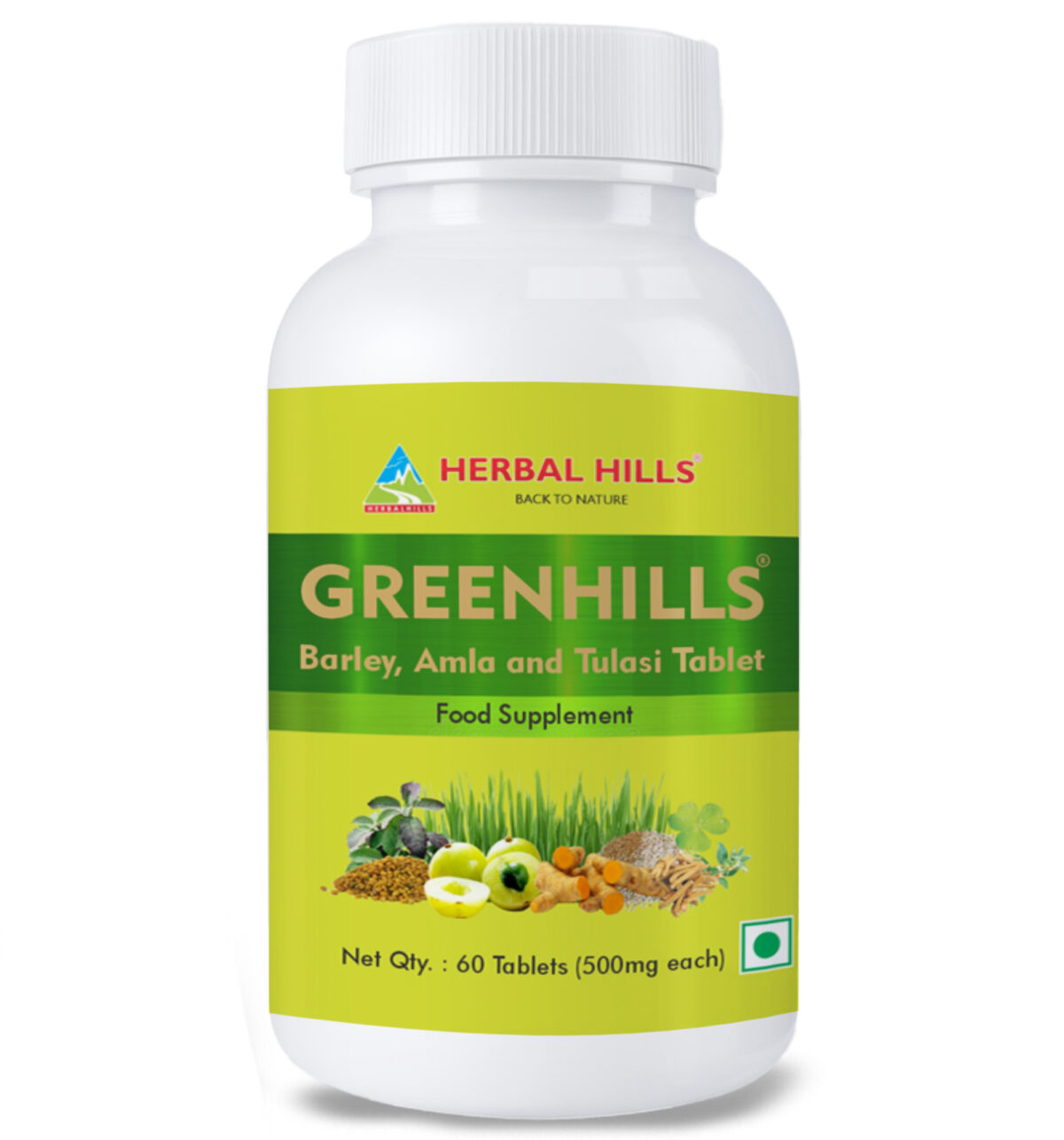 Super Greenhills 60 Tablets - Super Green Food Formula - Image 1