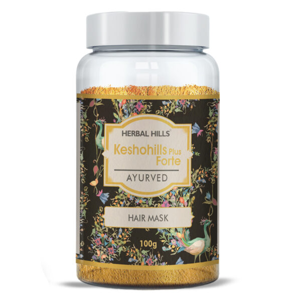 Kesho Forte Hair Mask Powder Pure and Natural Hair Mask for Hair Growth, Split Ends, Luster Shining Nourishment