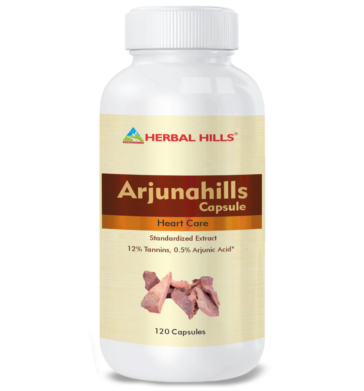 Herbal Hills - Arjuna Capsule for Heart Care -  120 Capsule - Image 1