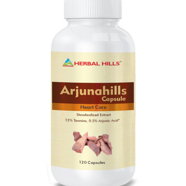 Herbal Hills - Arjuna Capsule for Heart Care -  120 Capsule
