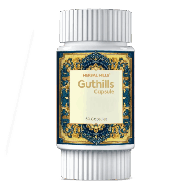 Guthills Herbal Capsules – 60 Count | Ayurvedic Gut Support Formula