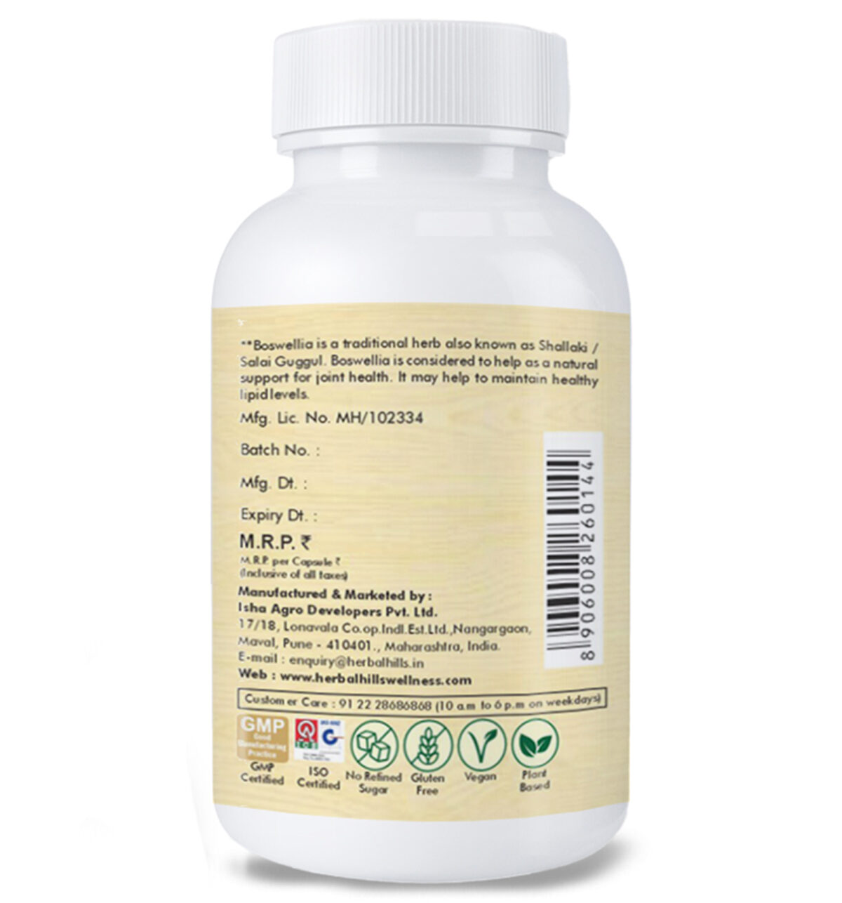 Boswahills Shallaki Capsules – 60 Capsules - Image 4