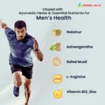 Vito Fizz Energy & Stamina Tablets for Men – With L-Arginine, Ashwagandha & Gokshur – Boost Blood Flow, Endurance & Muscle Recovery – Watermelon Flavor – 15 Tablets - Image 6