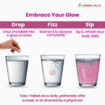 Femo Fizz Effervescent Tablets for Women – L-Glutathione, Hyaluronic Acid, Shatavari – Glowing Skin, Hormonal Balance & Daily Wellness – Strawberry Flavor – 15 Tablets - Image 9