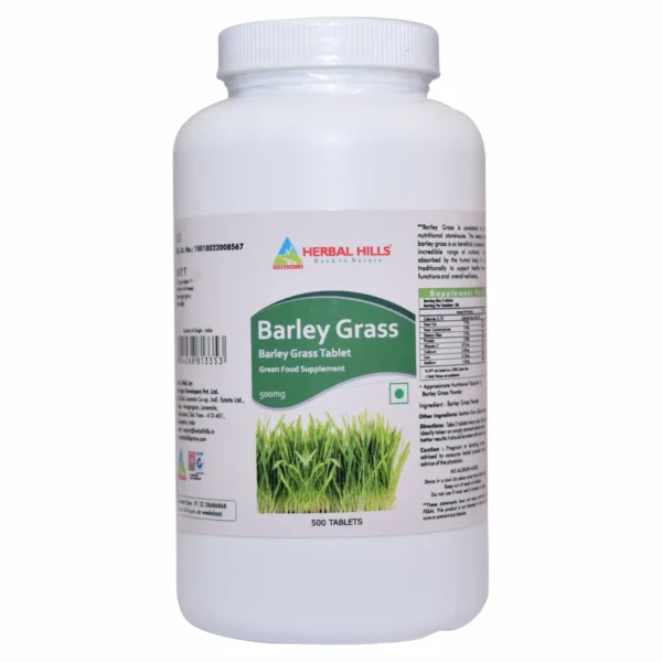 Barley Grass 500 Tablet, Natural Body Cleanse and detox, Immunity Booster