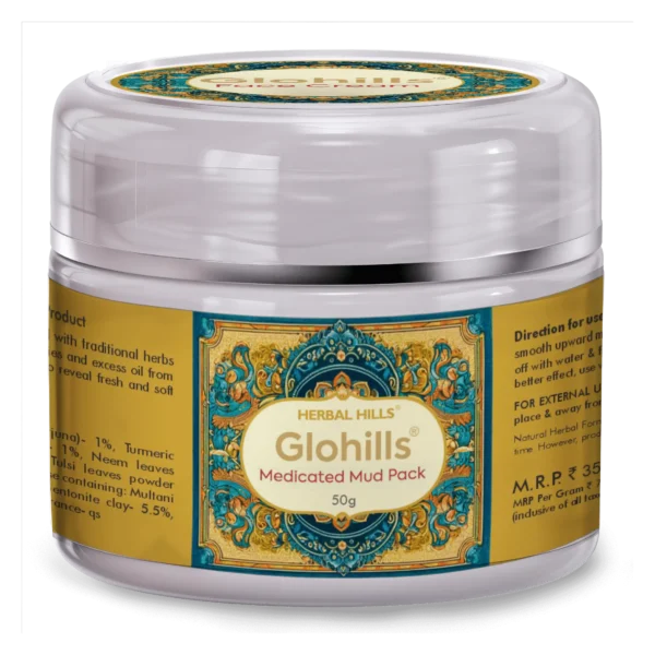Mud Pack Skin-Deep Cleanse, Detoxify, Removes Blackheads & Acne,Moisturizer & Stimulates Circulation Suitable for All Skin 50g