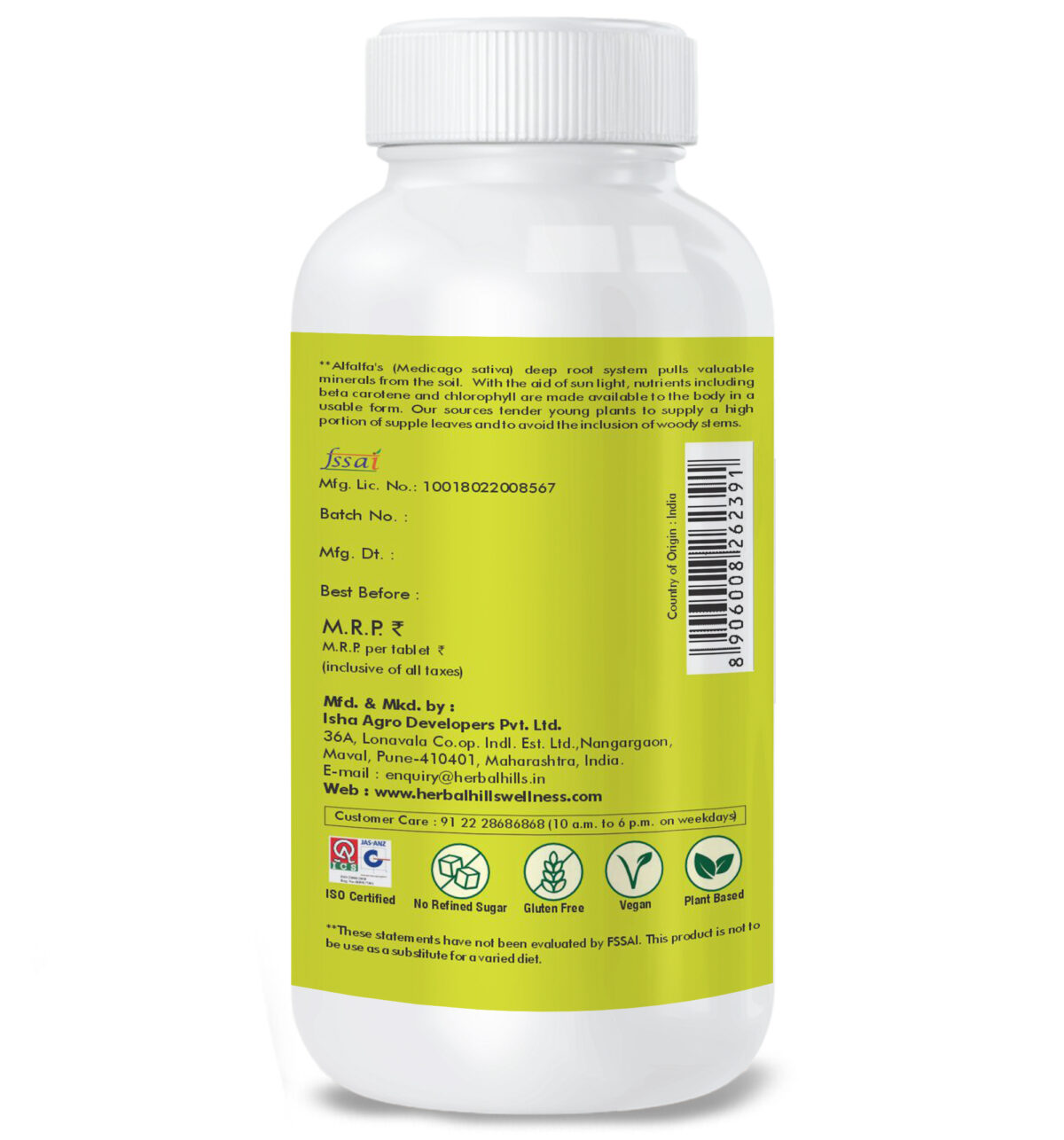Alfalfa 120 Tablet for Immunity and General wellness. Immunity booster & improves strength and stamina - Image 4