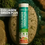 Collagen Green Plus Effervescent Tablets –With Amla, Vitamin C & Supergreens – Boost Skin Glow, Hair Growth, Nail Strength & Detox – Guava Flavor – 15 Tablets - Image 5
