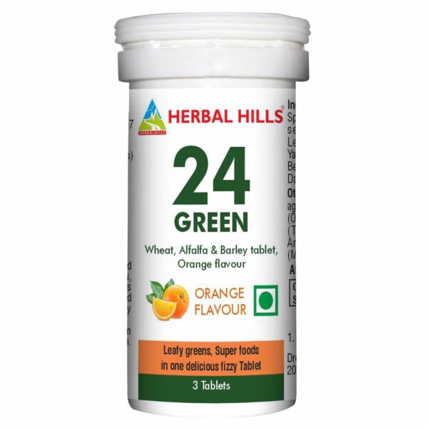 24 Green 4 Tab X 2.5 GM ( ORANGE Flavour)