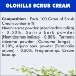 Glohills Scrub Cream - For Exfoliation Reduces Dead Skin, Blackhead & Whitehead Give Glowing Skin & Controls Excess Oil - Image 2
